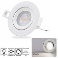 LED spot 5w verstelbaar 6500k - Inbouwspot 90x23x65mm