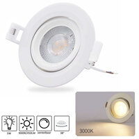 LED spot 5w verstelbaar 3000K- Inbouwspot 90x23x65mm