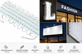 220V SMD LED Module Wit &ndash; 6000K Daglicht Wit &ndash; Voor Reclameletters &amp; Lichtbakken