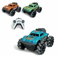 RC Auto Stunt Spray Auto - 6 Kanaal 4WD &ndash; Drift, Zijwaarts Rijden - LED Verlichting &amp; Mist Effect Mix3