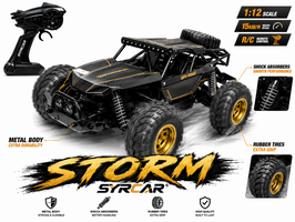 RC Auto Monster Storm - 2.4ghz - 15KM/U - Metal Body - 1:12 SYRCAR&reg; 