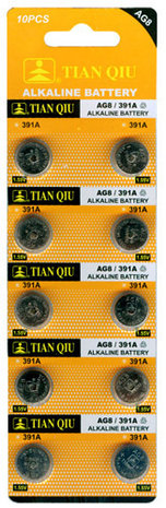 TIAN QIU AG 8 / 391A batterijen 
