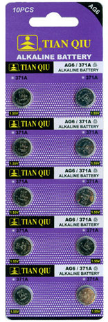 TIAN QIU AG 6  / 371A batterijen
