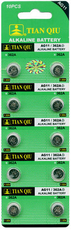 TIAN QIU AG 11 / 362A batterijen