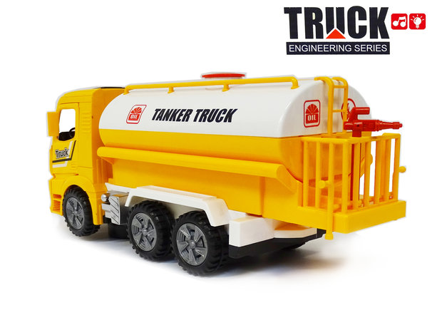 Tankwagen speelgoed met licht en geluiden - Truck Engineering series