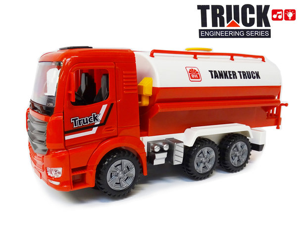 Tankwagen speelgoed met licht en geluiden - Truck Engineering series