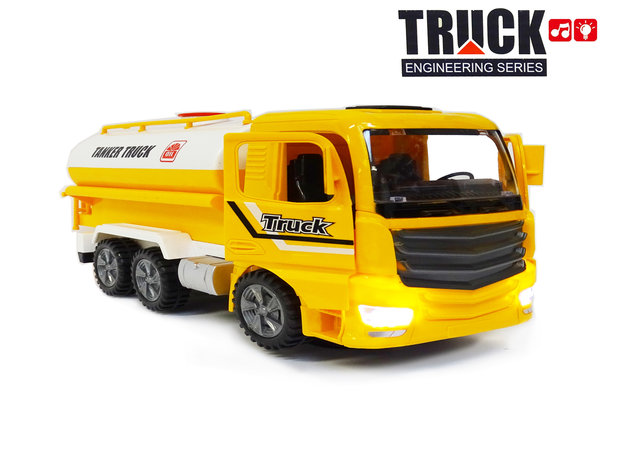 Tankwagen speelgoed met licht en geluiden - Truck Engineering series