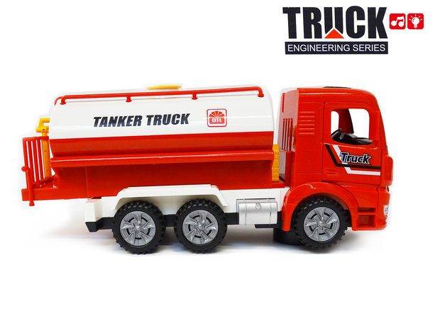 Tankwagen speelgoed met licht en geluiden - Truck Engineering series