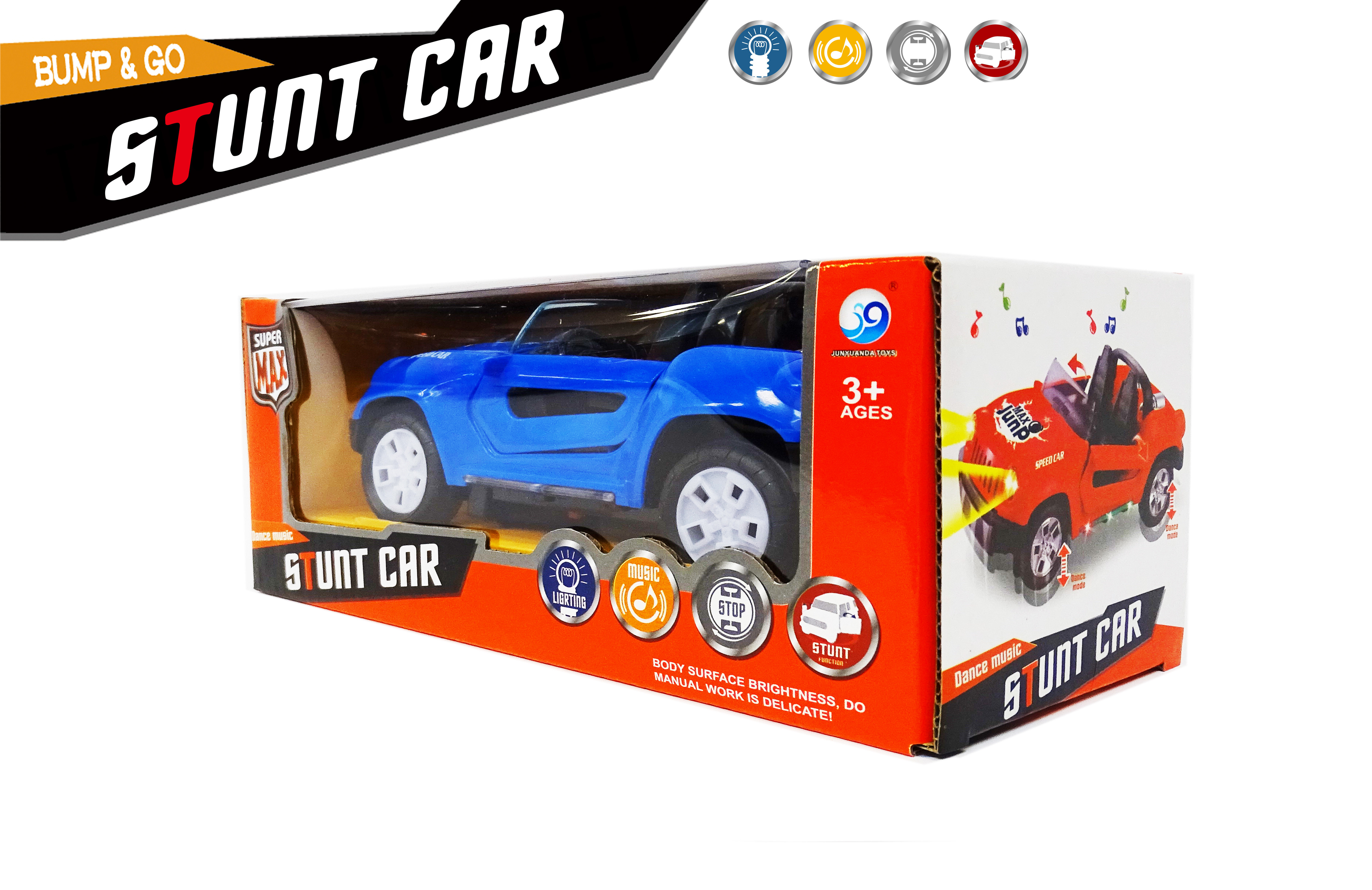 Stunt auto speelgoed - Super Max - acrobatisch beweging met licht en geluid 