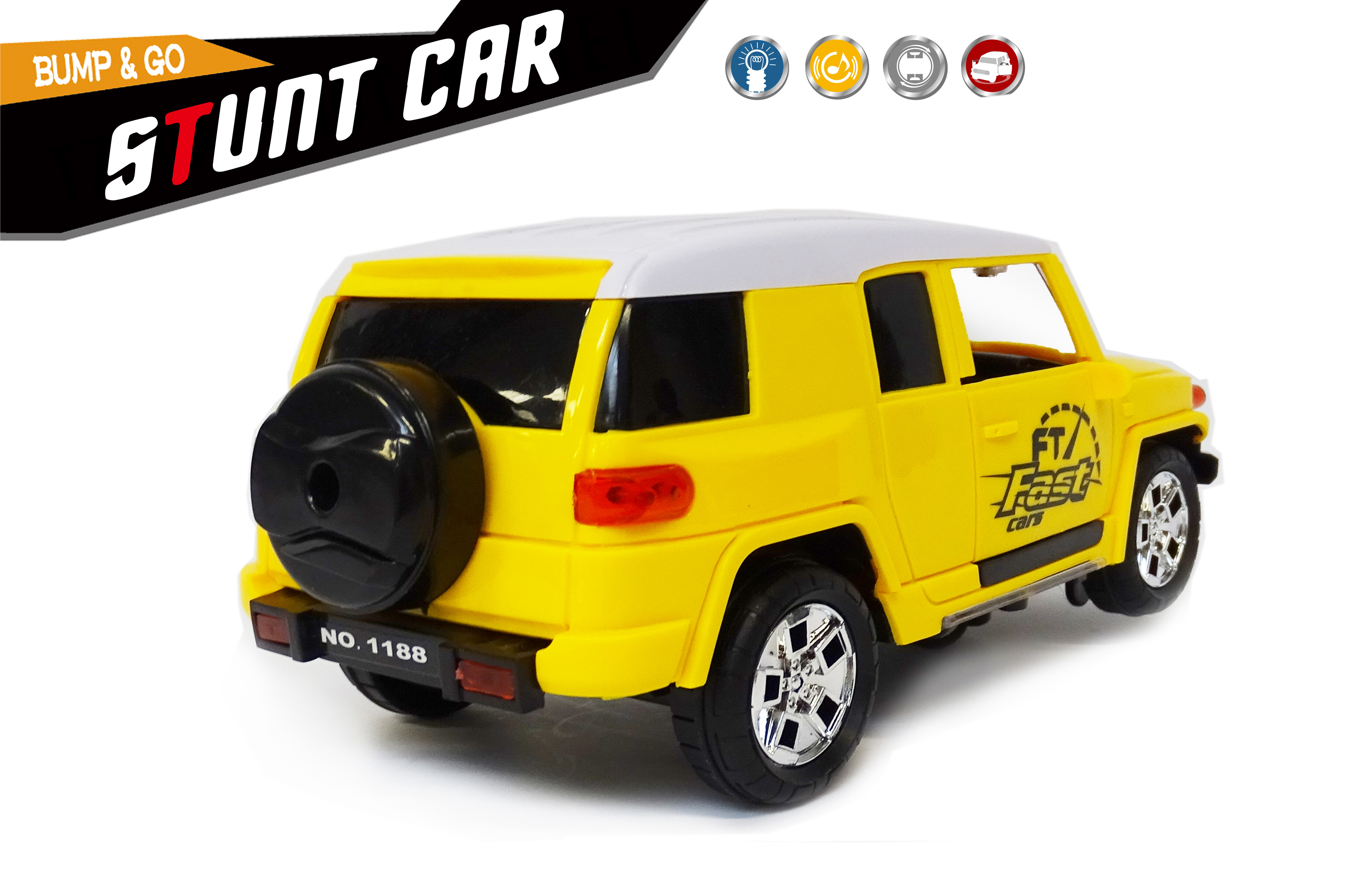 Stunt auto speelgoed - Super Max - Hummer met acrobatisch beweging 20CM