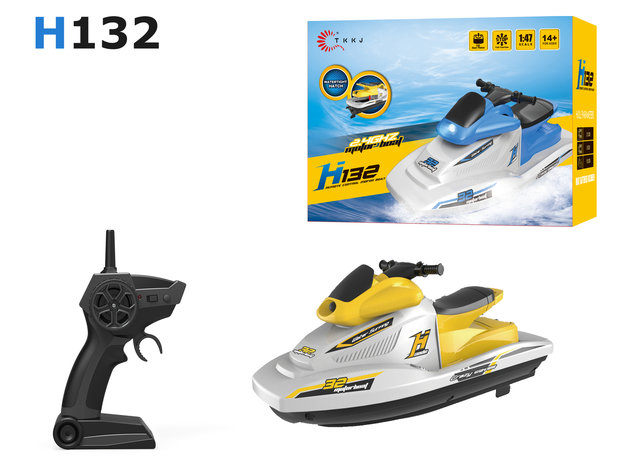 Rc jetski speelgoed boot H132 - oplaadbaar - 2.4GHZ zender 50meter- 10km/h - 1:47