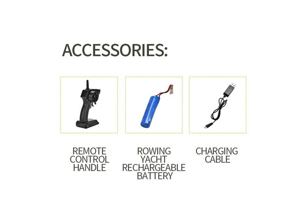 Rc jetski speelgoed boot H132 - oplaadbaar - 2.4GHZ zender 50meter- 10km/h - 1:47 G