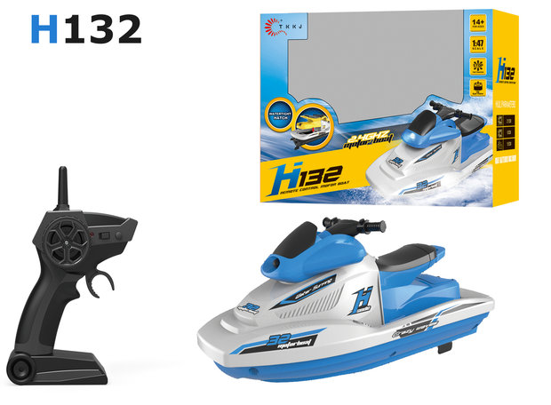 Rc jetski speelgoed boot H132 - oplaadbaar - 2.4GHZ zender 50meter- 10km/h - 1:47