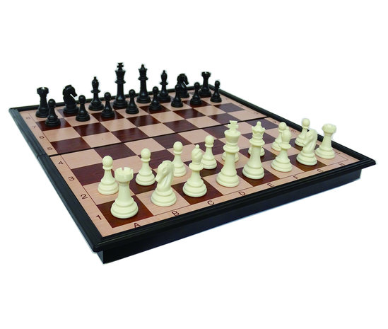 Chess set - Magnetic chess board - foldable board - 33x33 cm