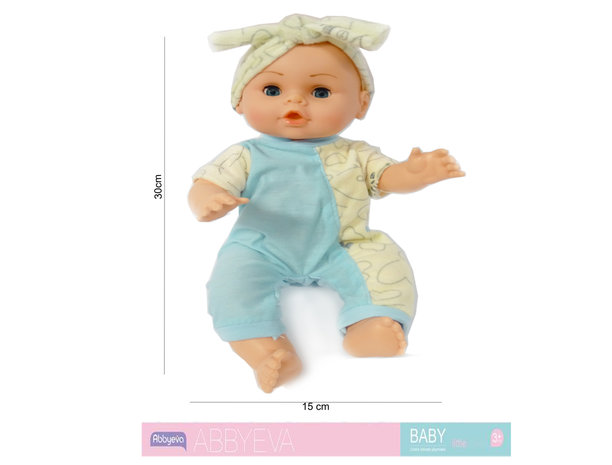 Babypuppe Eva mit Kinderwagen und Zubeh&ouml;r &ndash; macht Ger&auml;usche &ndash; interaktive Spielzeugpuppe