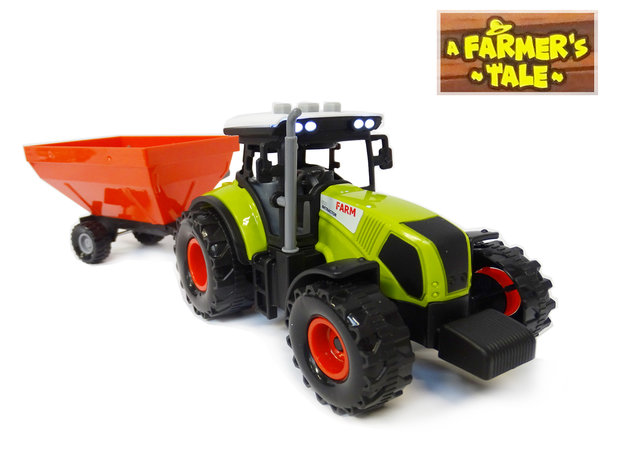 speelgoed Tractor 2in1 werkvoertuig.