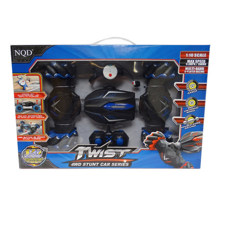 Rc Stunt Car 4WD 1:10 Transformer auto met hand en Afstandsbediening  bestuurbaar Twisten Off-Road Voertuig 2.4ghz 