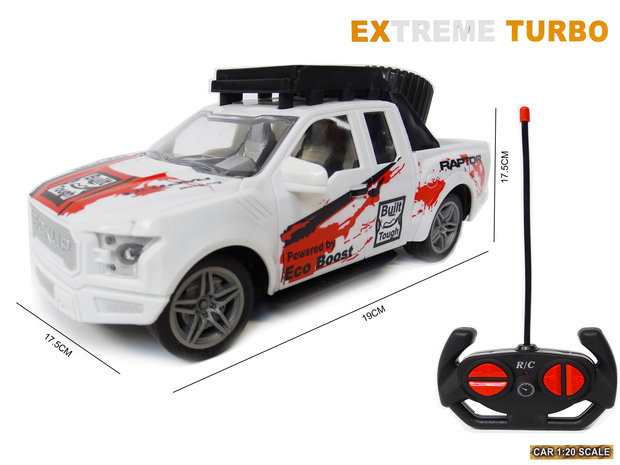 Rc Extreme Turbo race auto 1:20 - radiografisch bestuurbare auto - 19 CM