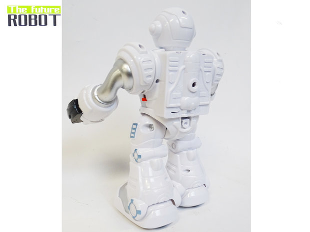 The Future Robot - speelgoed robot Super Warrior- LED licht en geluid - schiet pijltjes - 22CM