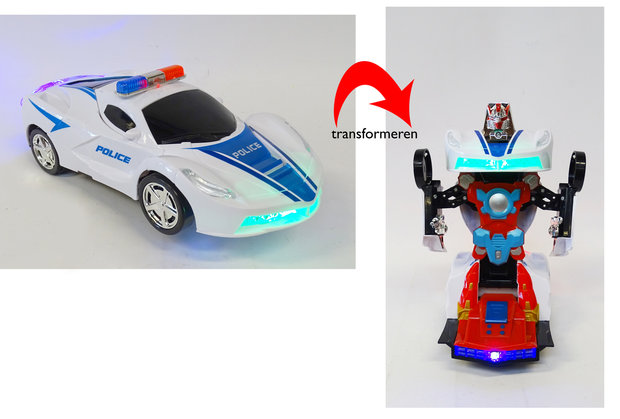 Robot Police car 2 in 1 transformer.