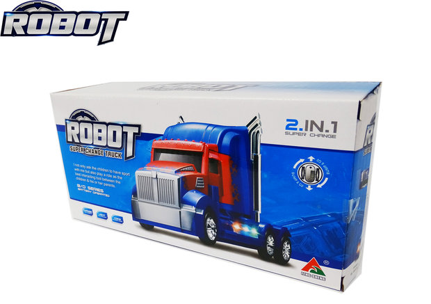 Robot Truck 2 in 1 vrachtwagen transformer.