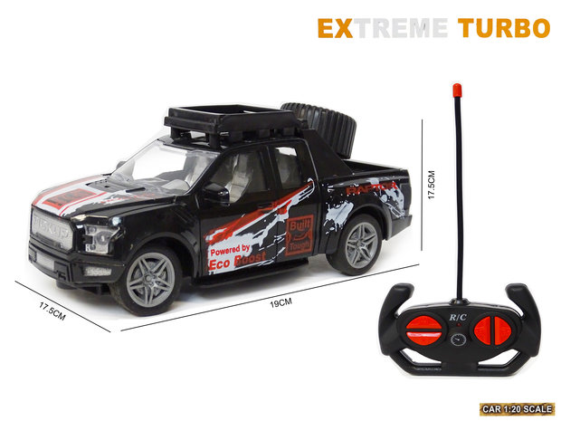 Rc Extreme Turbo race auto 1:20 - radiografisch bestuurbare auto - 19 CM
