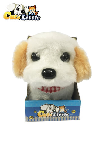 Schattig speelgoed hondje blaft en loopt 18CM - mix assortiment kleuren