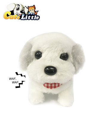 Schattig speelgoed hondje blaft en loopt 18CM - mix assortiment kleuren