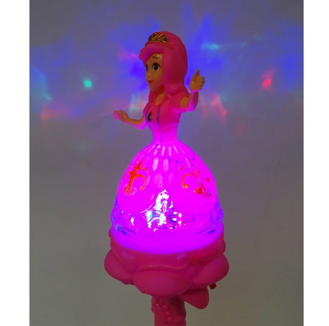 Prinsessenstaf met muziek en lichtjes - toverstaf - flash stick 37CM -Groothandel