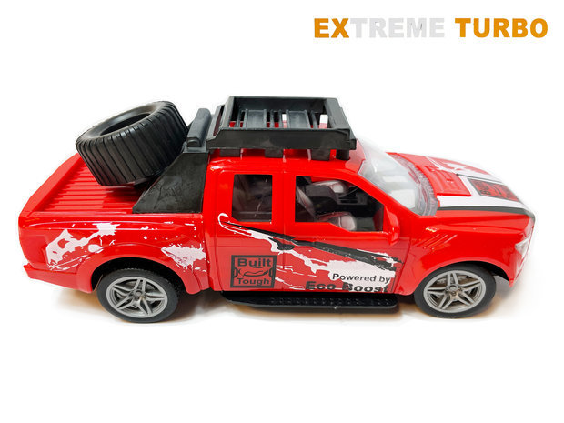 Rc auto Extreme Turbo rood  1:20 - radiografisch bestuurbare auto - 19 CM