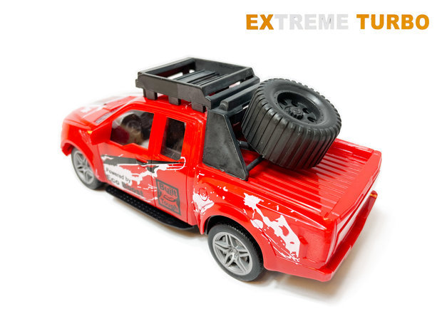 Rc auto Extreme Turbo rood  1:20 - radiografisch bestuurbare auto - 19 CM