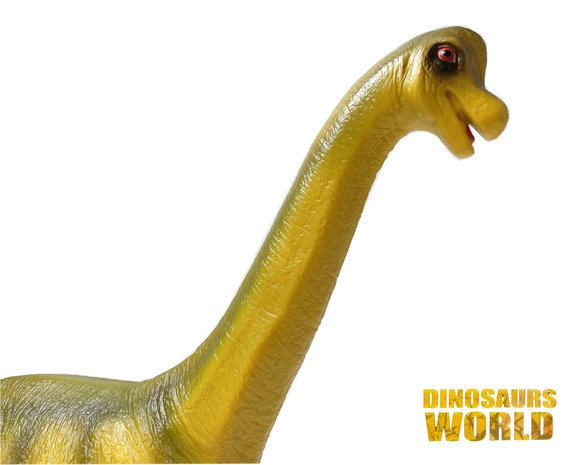 Diplodocus&nbsp; + T-Rex&nbsp; Dinosaurus speelgoed zacht rubber - maakt dino geluiden - Dinoworld&nbsp;- 