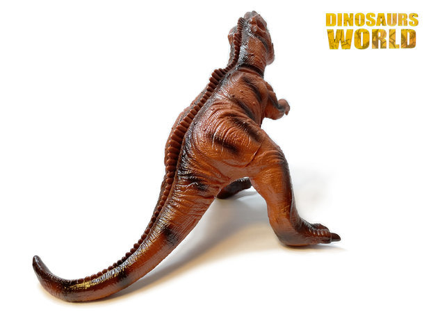 Giganotosaurus - fait des sons de dinosaure - Dinosaure jouet 50 cm - caoutchouc souple - Dinoworld