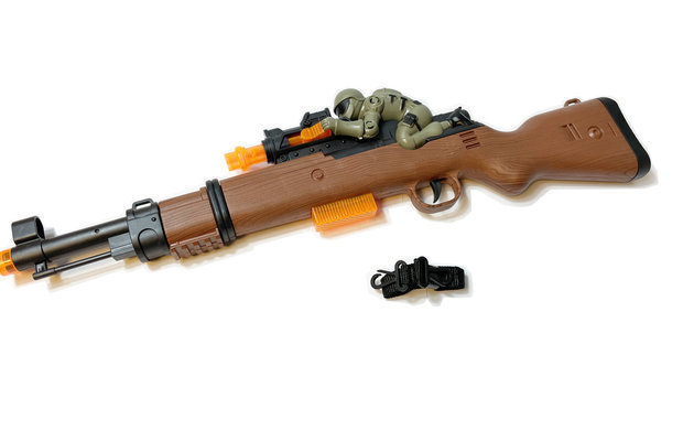 Flashing gun shotgun speelgoed jachtgeweer - Olympia - met licht - tril functie en schietgeluiden - 49CM