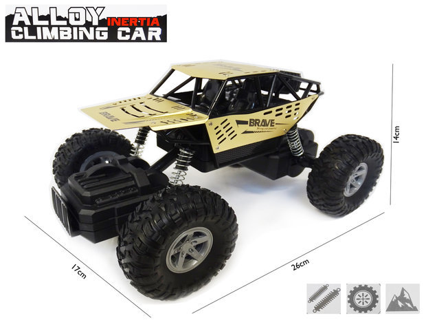 Alloy Climbing car off-road - metal Body truck 4x4 - speelgoed auto (26cm)