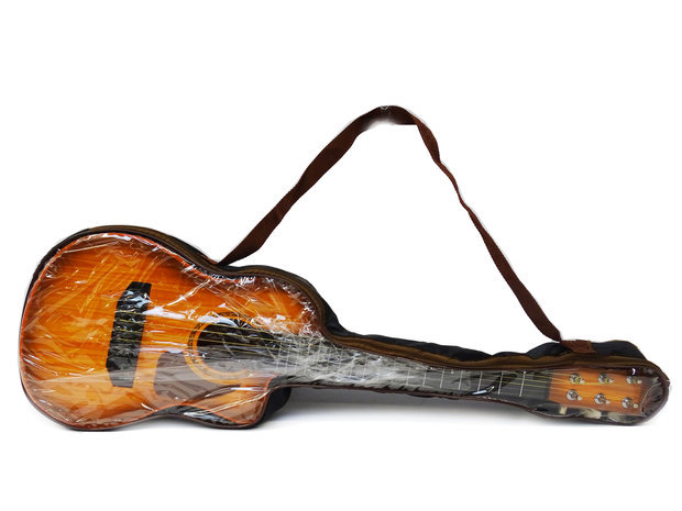 Speelgoed gitaar met opbergtas - 6 snaren - Music Guitar - 68 cm - Speelgoedinstrument 