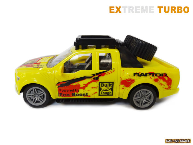 Rc auto Extreme Turbo rood  1:20 - radiografisch bestuurbare auto - 19 CM