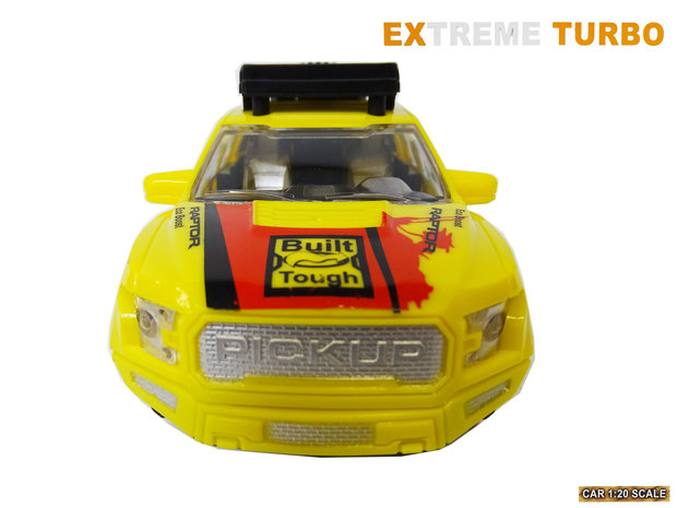 Rc auto Extreme Turbo rood  1:20 - radiografisch bestuurbare auto - 19 CM