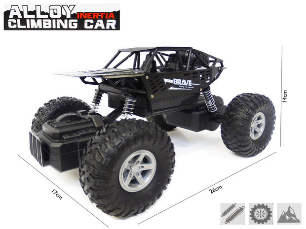 Alloy Climbing car off-road - metal Body truck 4x4 - speelgoed auto (26cm)