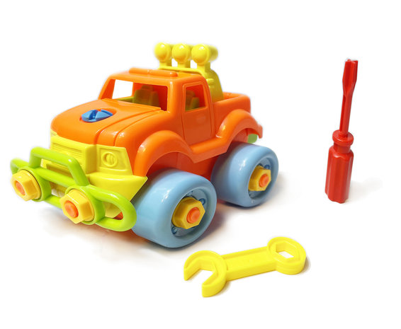 Toy Car Building Kit DIY - Educational Playset Vehicle A