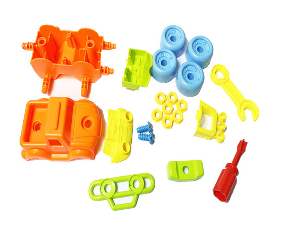Toy Car Building Kit DIY - Educational Playset Vehicle A