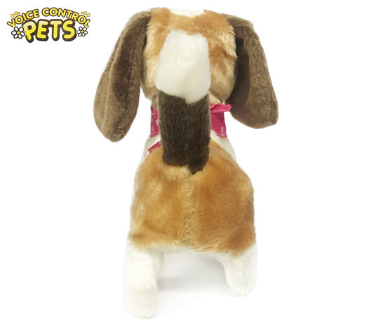 Clap Dog - Interactieve Puppy - kan blaffen en bewegen op geluid - Voice Control dog- 29CM 