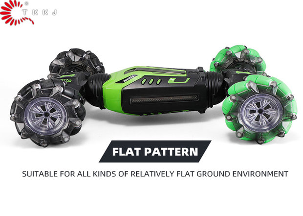 RC Dazzle Light Twist Car - Radio Controlled 4WD Stunt Car 1:16