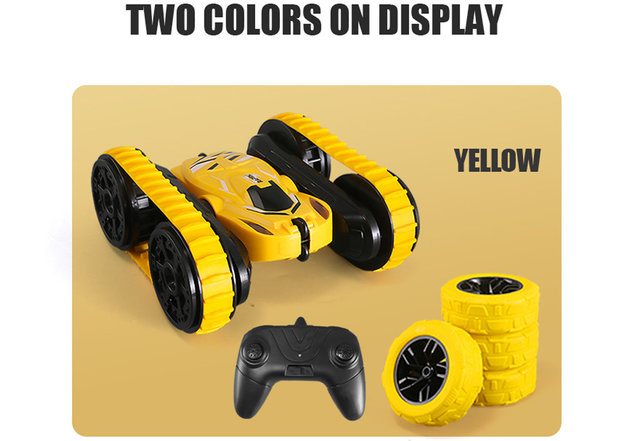 RC Stunt Car RAPIDLY 1:16 - 2IN1 remote control car 2.4GHZ