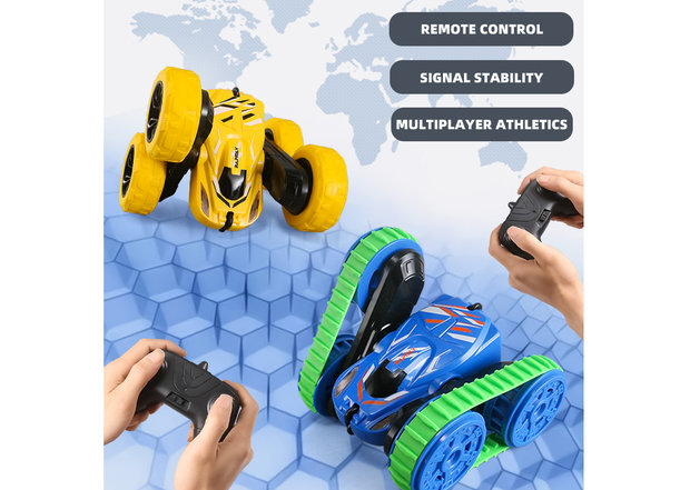 RC Stunt Car RAPIDLY 1:16 - 2IN1 afstand bestuurbaar auto 2.4GHZ G
