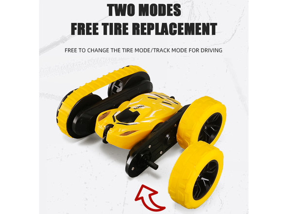 RC Stunt Car RAPIDLY 1:16 - 2IN1 afstand bestuurbaar auto 2.4GHZ G