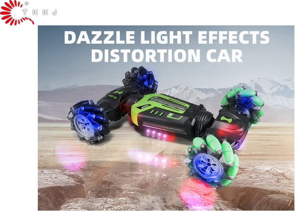 RC Dazzle Light Twist Car - Radiografisch Bestuurbare 4WD Stunt Auto 1:16