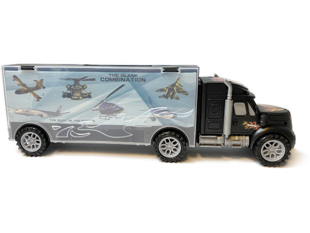 Feuerwehrtransporter - 6-teiliges Kofferset - 39cm