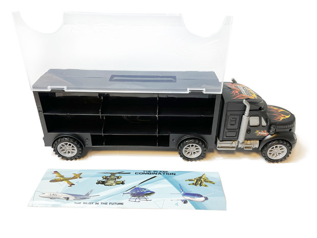 Feuerwehrtransporter - 6-teiliges Kofferset - 39cm