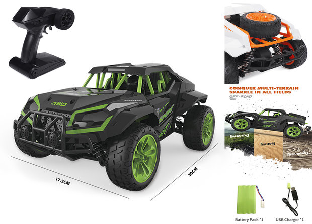 RC 4x4 WD sport auto - 25KM - 2.4ghz afstand bestuurbare race car - 1:16 TKKJ